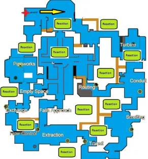 Figure 1. A generic cause map (event-reaction) for the studied refinery. 