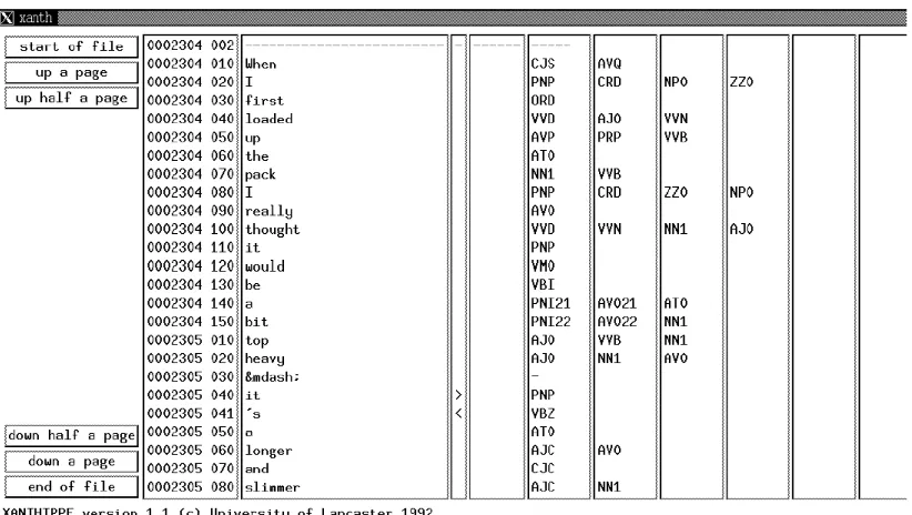 Figure 3.3 Screenshot of the main Xanthippe window 