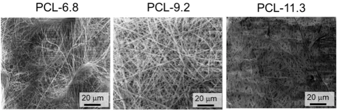 Table 1. Characteristic data of a series of PCL-based polyurethanes 