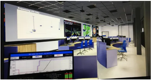 Figure 2. Spheres placed in the VR environment are used as switches: users can activate additionalpanoramic views of the location by getting close to them