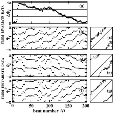 FIG. 8. Comparison of different methods used for the detectionof phase synchronization in the human cardiovascular system