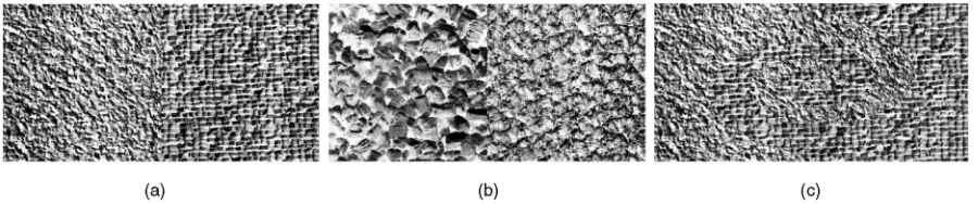 Fig. 3. Two-texture images used in experiments.