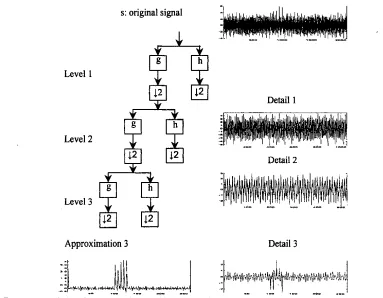 Figure (b) 2. Examples of the shape of wavelets. a, db2 wavelet; b, db7 wavelet. 