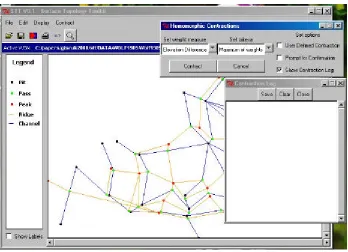 Figure 5. The Graphical User Interface of the Surface Topology Toolkit application with the functionalities