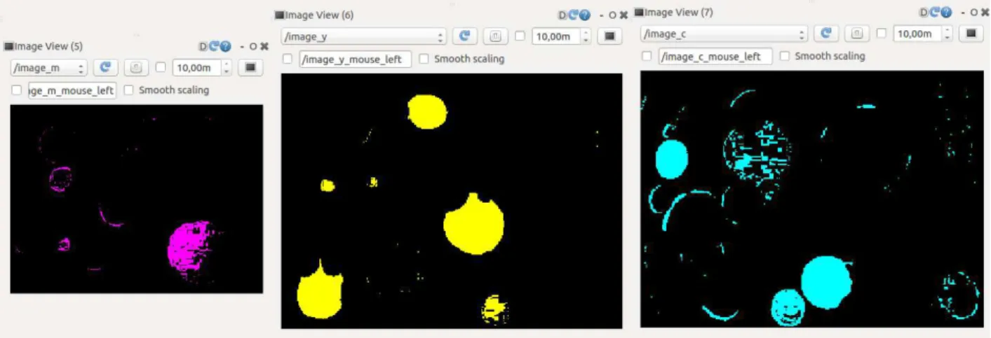 Fig. 9. CYM results obtained using extraction on layers starting from initial image (Figure 5) [authors contribution] 