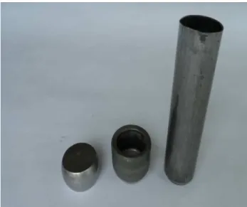 Fig. 5 The sequence of operations at the extrusion  of a tubular piece 