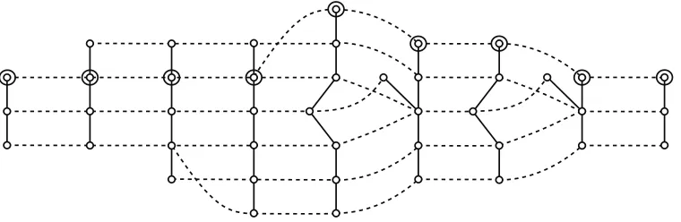 Figure 13: The directed ladder 1 0 1 as a composite of eight atomic relations.