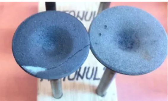 Fig. 12. Valves aspect failure after tests 