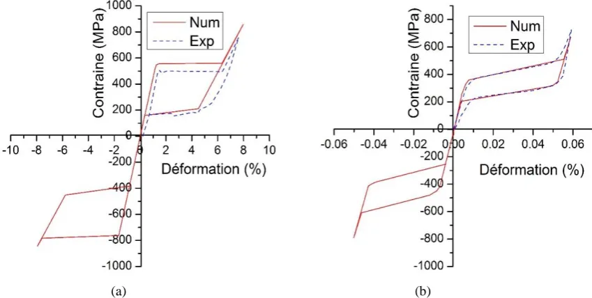 Figure 5:  Tensile and compressive loadings for different levels strain of dissymmetry behavior and internal loops [32] 