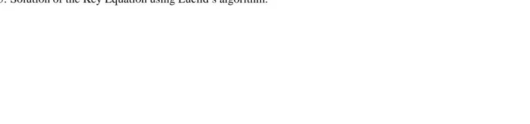 Table 3.5: Solution of the Key Equation using Euclid’s algorithm.