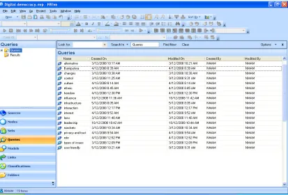 Figure 2: Creating nodes with links to texts 