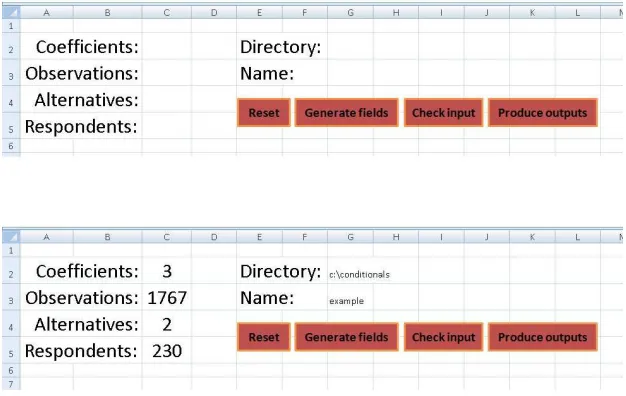 Figure 1, we have used the settings from the empirical application in Section 3,