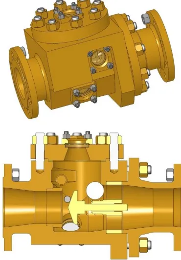 Fig. 4. Axial check valve 