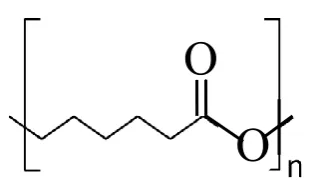 Figure 1.3 Chemical structure of PCL 