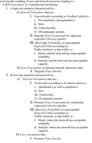 Table 1: Payment Behaviour: High-level Story-line 