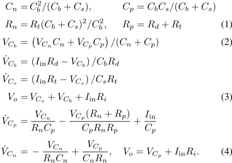 Fig. 3.Randles’ lead–acid battery model.