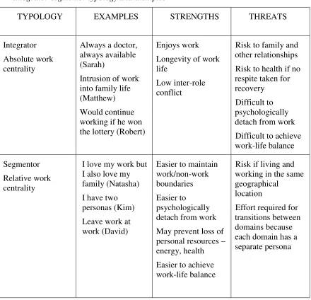 Table 6 Integrator-segmentor typology and examples 