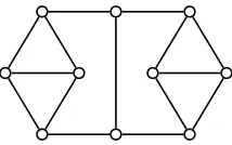 Figure 1: An (even-hole, cap)-free graph that is not β-perfect.