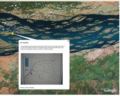 Figure 5Existing maps and Google EarthExisting maps and Google Earth. Existing maps were hand-made and could not provide a level of details sufficient for the required purpose