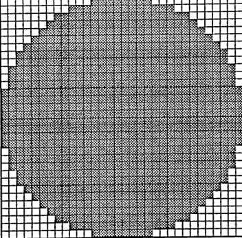 Figure 3.5 32 x 32 array used in dual modality software implementation