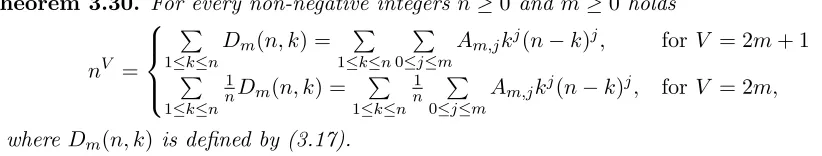 Figure 8. Triangle generated by Am,j, j ≥ 0, 0 ≤ j ≤ m, sequences A302971 (numerators ofAm,j) and A304042 (denominators of Am,j).