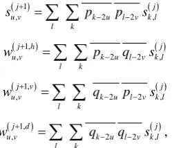Figure 1, where the original image w(and low-frequency components, respectively. u v