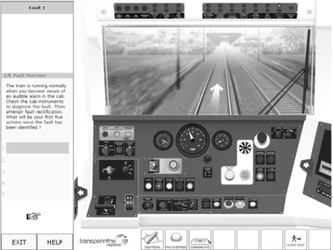 Fig. 12. First TransPennine Express Computer Based Training (Simulation based) Classroom Scenario Demonstrator 