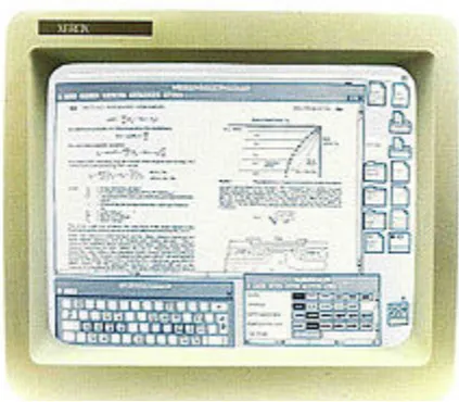 Figure 6 - The Xerox Star Workstation - the first GUI.  
