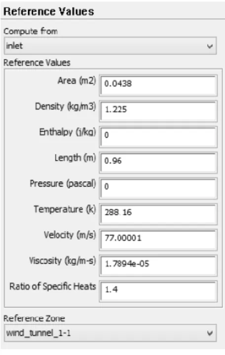 Table  2  shows  a  list  of  reference  value  set  for  the  simulation. 