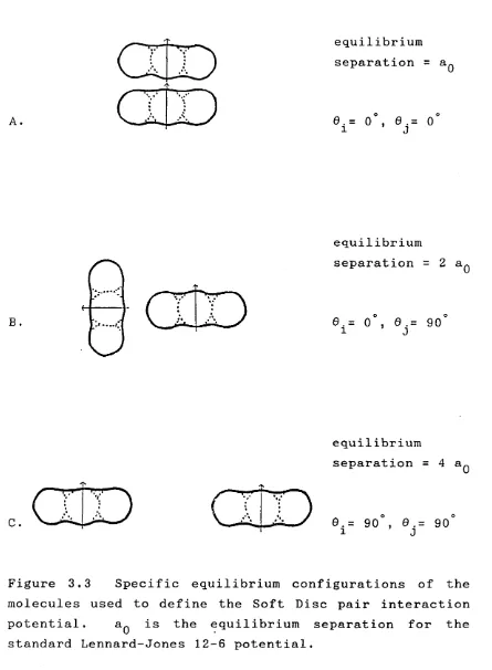Figure 3.3 Specific equilibrium configurations of the