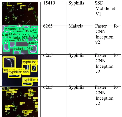Figure  2.4  reveals  the  Android  application  detecting  two  Syphilis cells in a blood-specimen culture: 