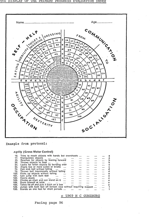 FIGURE 13THE DISPLAY OF THE PRIMARY PROGRESS EVALUATION INDEX
