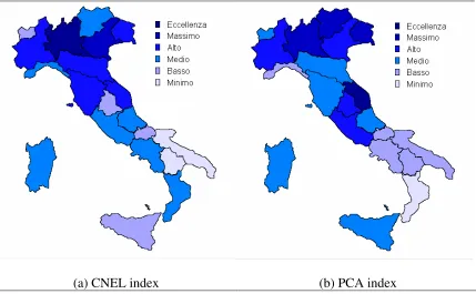 Figure 1 – A comparison between the CNEL index and our index. 