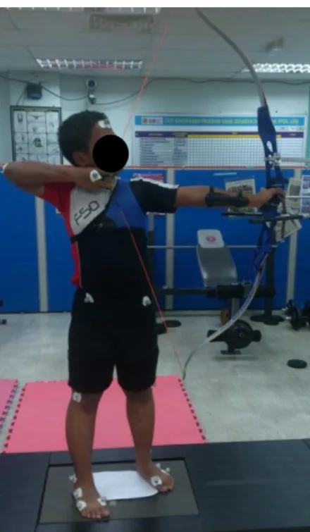 Figure 5 shows one of the steps for the posture phase. The markers used in this phase were  located mostly on the leg for part i and part ii