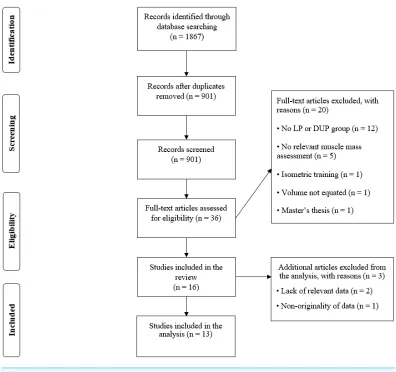 Figure 1Flow diagram of the search and study selection process.