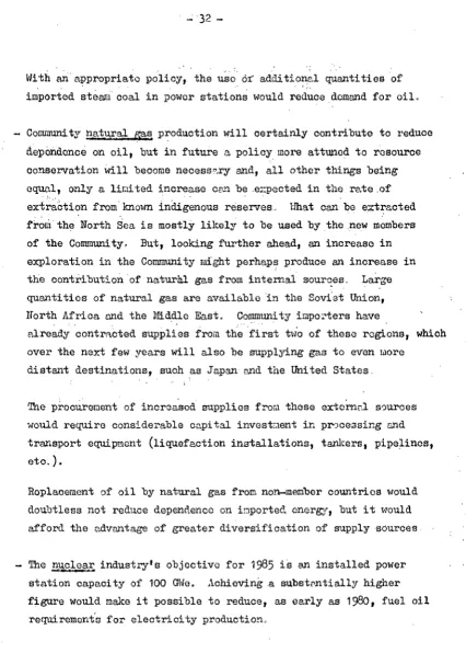 figure would make it possible to reduce, as early as 1980, fuel oil 