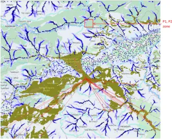 Table 1. Geo-locations of points where values of water level were recorded.