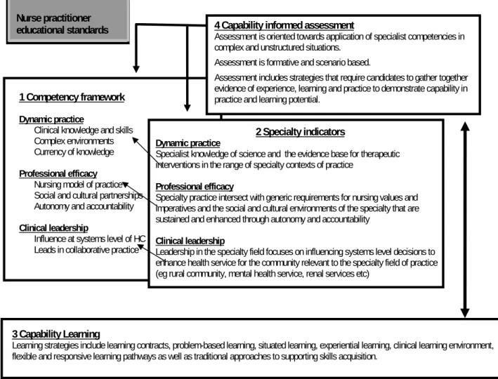 Figure 1 Model for NP education 