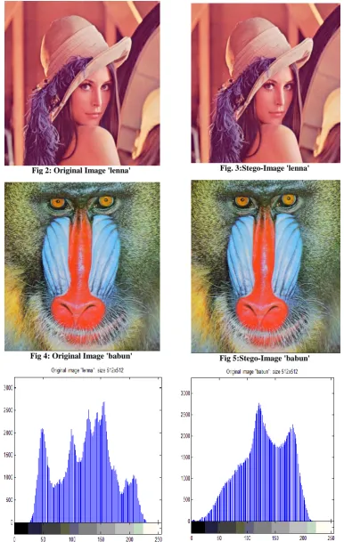 Fig. 3:Stego-Image 'lenna' 