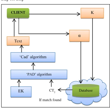 Fig 4: Decryption process while retrieving data 