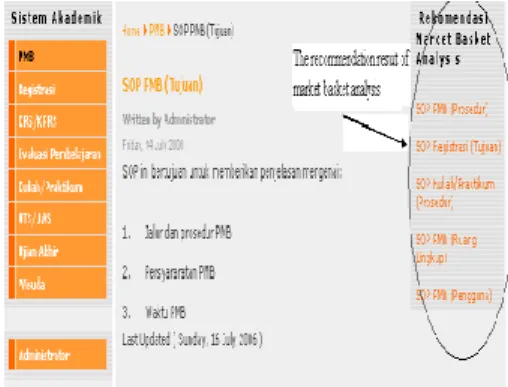 Figure 11. Recommendation links 