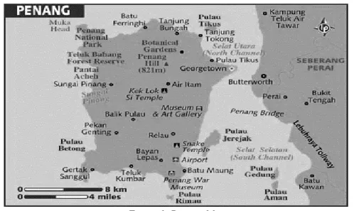 Figure 1. Penang Map