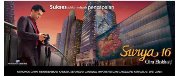 Figure 1. Surya 16 “The Photographer” Campaign print advertising   (Source: McCann Competitive Review Database)