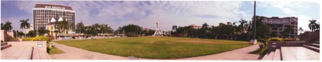 Figure 3 Panoramic View of the Square 