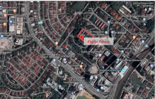 Figure 1: Location of study area (Flat Sri Pahang)  