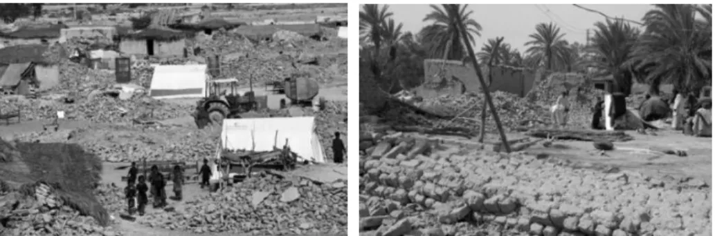Figure 1 Earthquake damages in Awaran during September 2013 