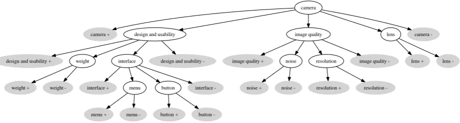 Figure 1: an example of part of a SOT for digital camera