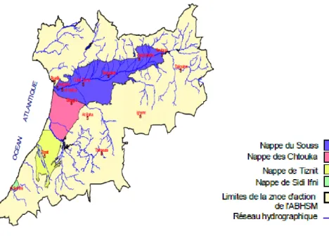 Fig 4 : Utilisation d’eau d’irrigation en Mm 3 /an. 0200400600800Mm3/an
