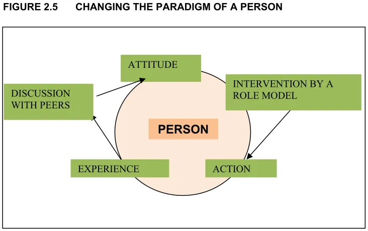 FIGURE 2.5 CHANGING THE PARADIGM OF A PERSON 
