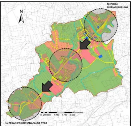 Figure 4 Direction of Development in Kuala Nerang  CONCLUSION 